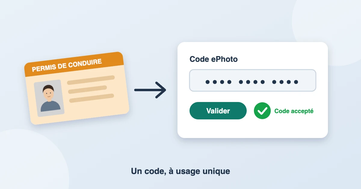 Permis de conduire : où saisir son code ePhoto ?